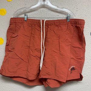 Caribbean burnt orange swim trunks 1X